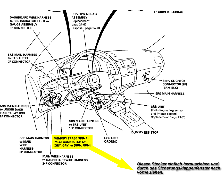 1996 Honda accord srs recall #7